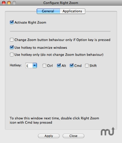 Right Zoom for Mac