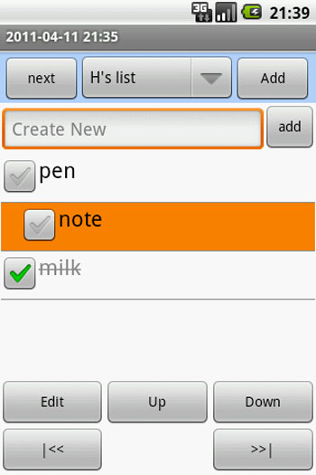 ListTask For Android