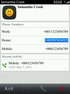 AFBB Screen Shots for BlackBerry