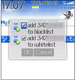 iBerry Black & Whitelist