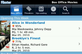 flixster for blackberry