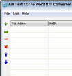 Ailt Text TXT to Word RTF Converter
