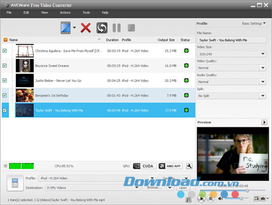 AVCWare Free Video Converter