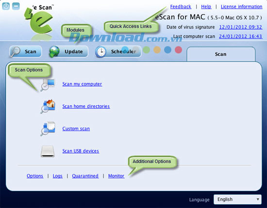 eScan Anti-Virus Security for Mac