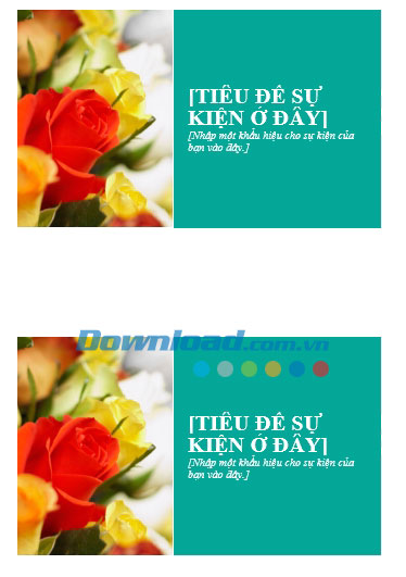 Thiệp sự kiện