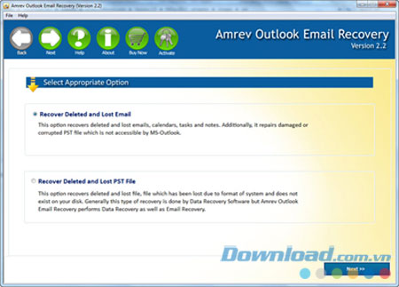 Amrev Outlook Email Recovery