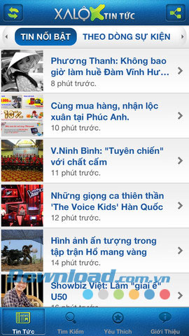 Xalo news for iOS