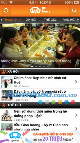 goNews for iOS