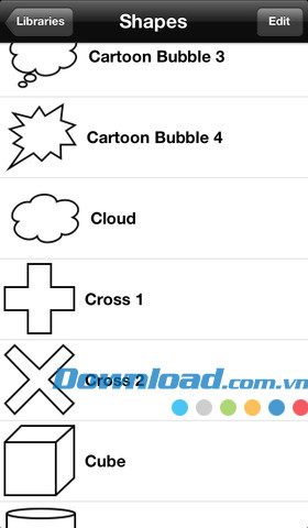 Cung cấp hình khối tạo sẵn