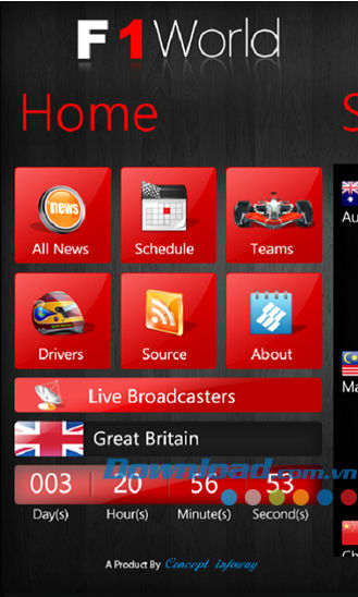 F1 World for Windows Phone
