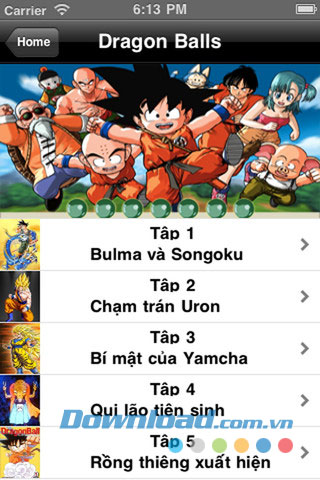 Đọc truyện Bảy viên ngọc rồng full for iOS