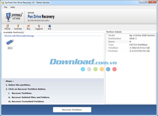 SysTools Pen Drive Recovery