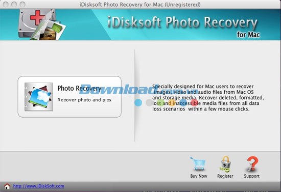 Khôi phục ảnh cho Mac iDisksoft Photo Recovery for Mac