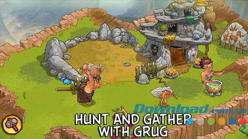 The Croods for iOS là tựa game "Bộ lạc tiền sử" hấp dẫn
