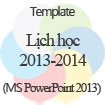 Lịch học 2013-2014 (Tháng 7)