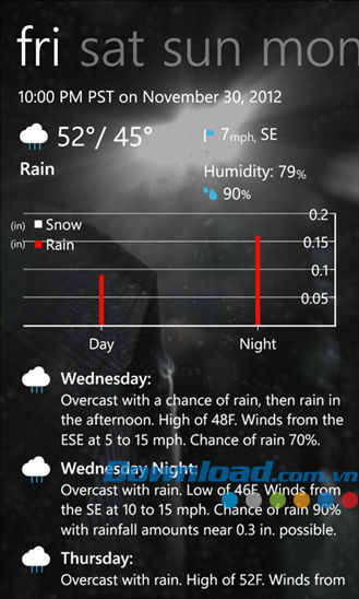 Amazing Weather HD for Windows Phone