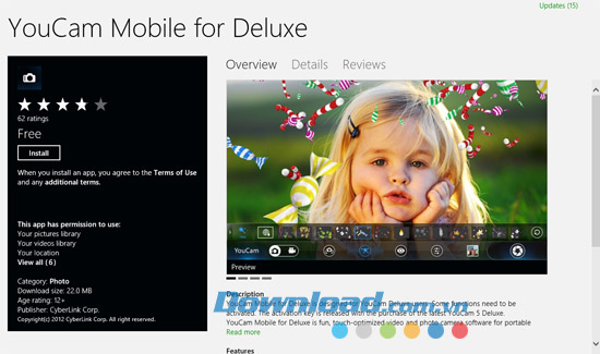 YouCam Mobile for Deluxe