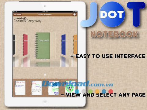 JotDot Notebook for iPad