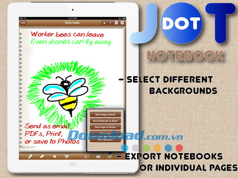 JotDot Notebook for iPad