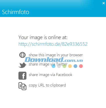 Schirmfoto
