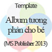 Album hình tương phản cho em bé