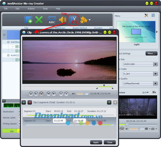 mediAvatar Blu-ray Creator