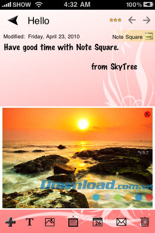 Note Square Lite for iOS