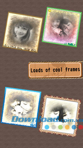 Khung ảnh dễ thương