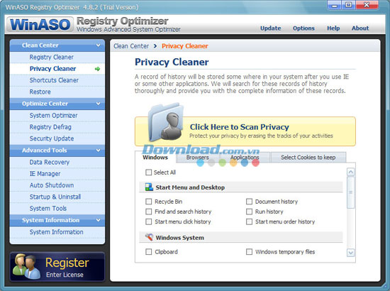 WinASO Registry Optimizer 