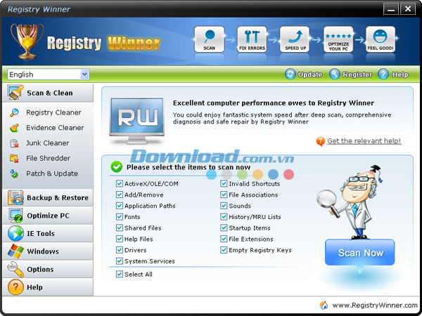 Registry Winner