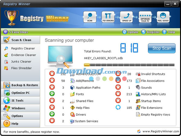 Registry Winner