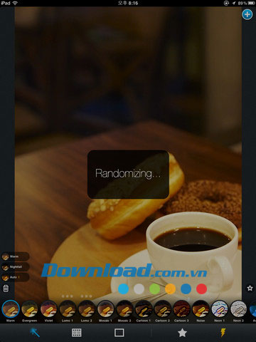 Tạo hiệu ứng ngẫu nhiên