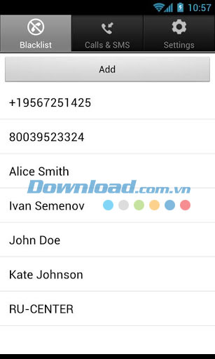 Calls Blacklist for Android