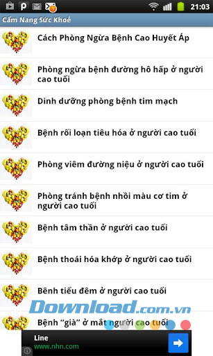 Cẩm nang vàng cho sức khỏe for Android