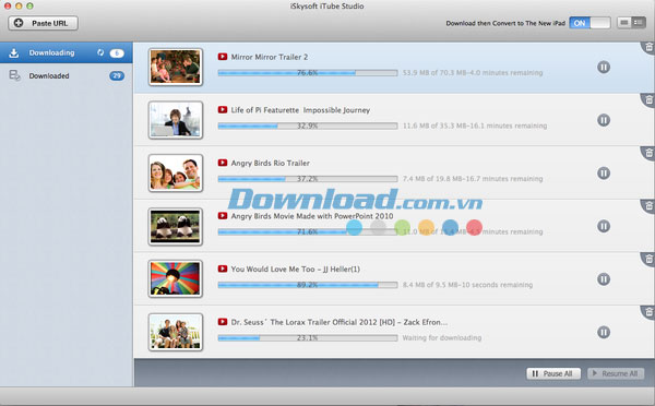 iSkysoft iTube Studio for Mac
