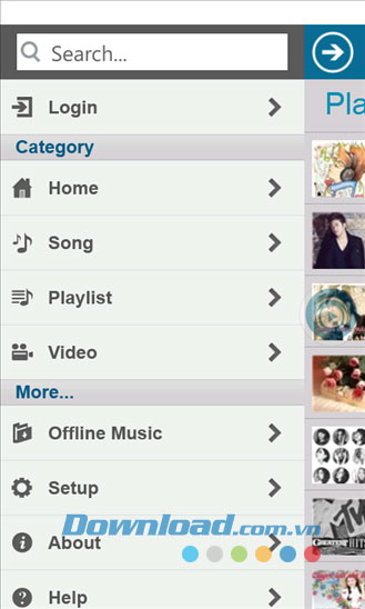 NhacCuaTui for Windows Phone