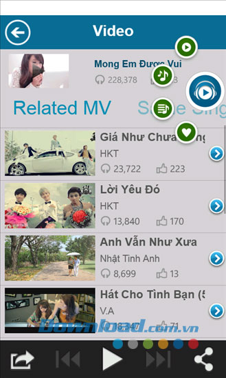 NhacCuaTui for Windows Phone