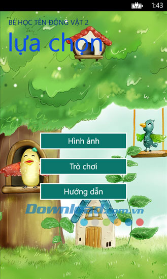 Bé học tên động vật for Windows Phone