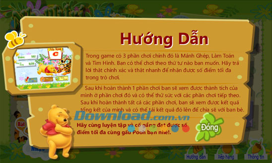 Nhanh trí cùng Pooh for Windows Phone