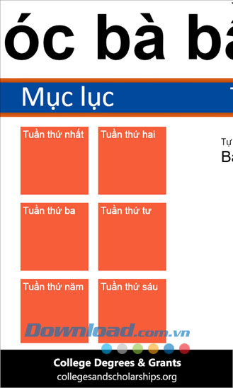 Chăm sóc bà bầu for Windows Phone