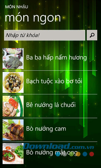 Món nhậu for Windows Phone