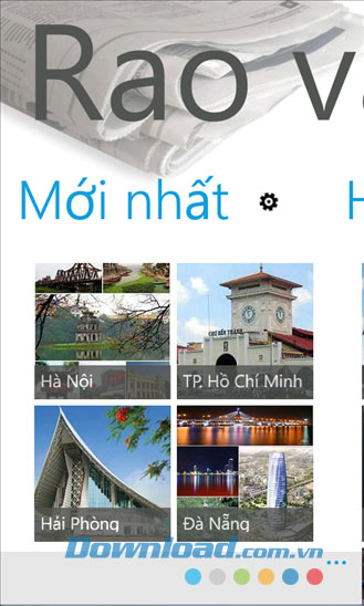 Rao vặt RSS for Windows Phone