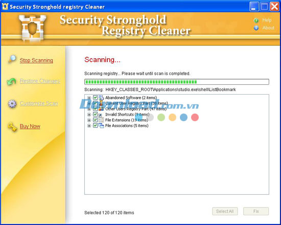 Security Stronghold  Registry Cleaner