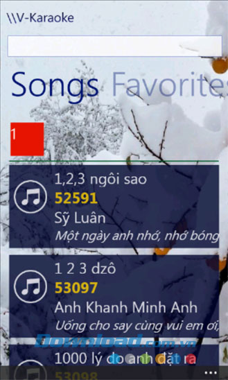 V-Karaoke for Windows Phone
