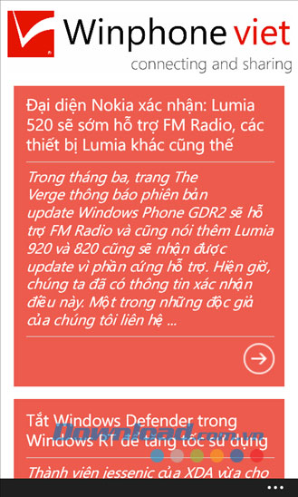 WinphoneViet for Windows Phone