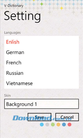 V-Dictionary for Windows Phone