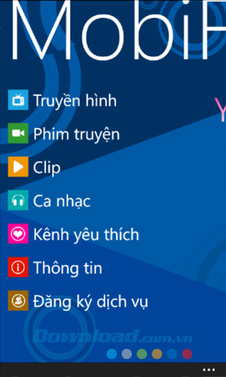 MobiFone TV for Windows Phone
