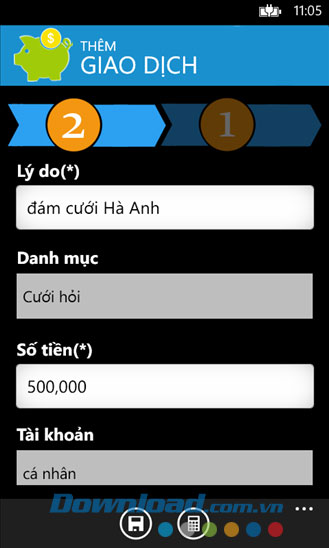 iMoney for Windows Phone
