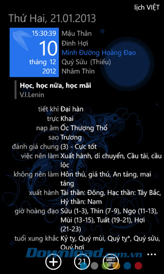 Lịch Việt for Windows Phone