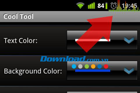 điều chỉnh màu sắc Cool Tool - system stats for Android